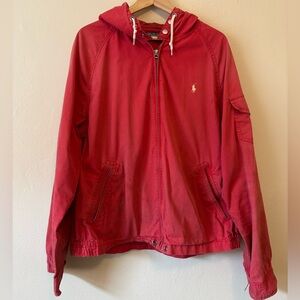 Polo by Ralph Lauren Red Zip-Up Jacket